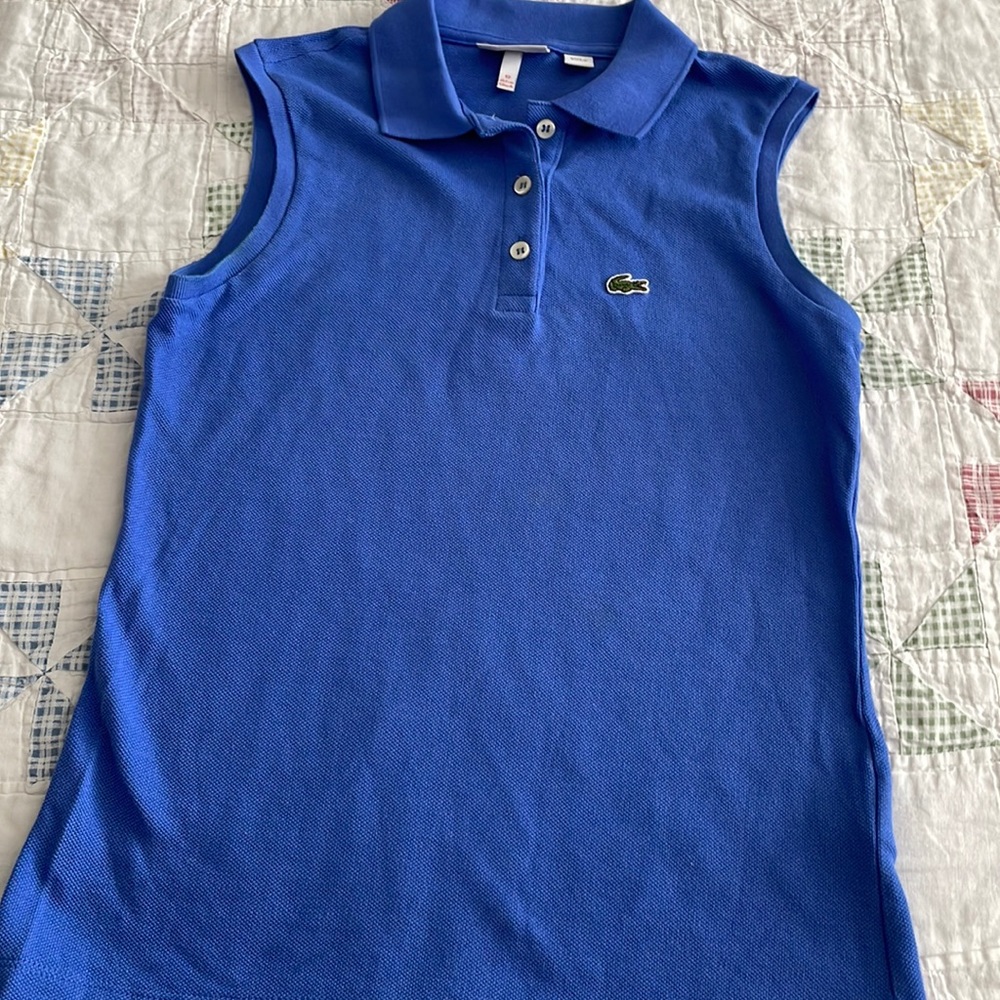 Lacoste sleeveless polo